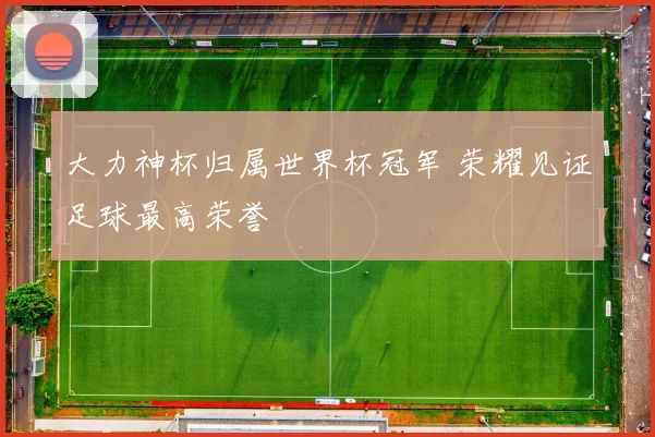 大力神杯归属世界杯冠军 荣耀见证足球最高荣誉