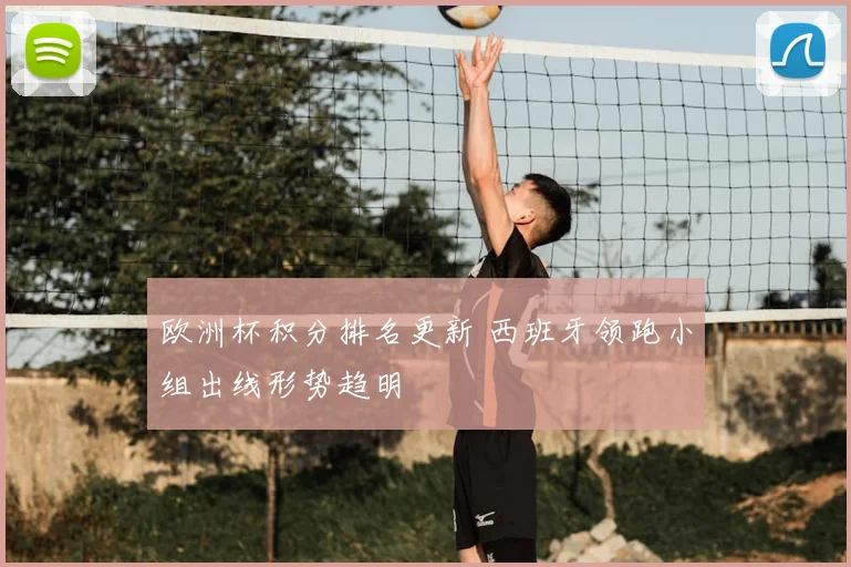 欧洲杯积分排名更新 西班牙领跑小组出线形势趋明
